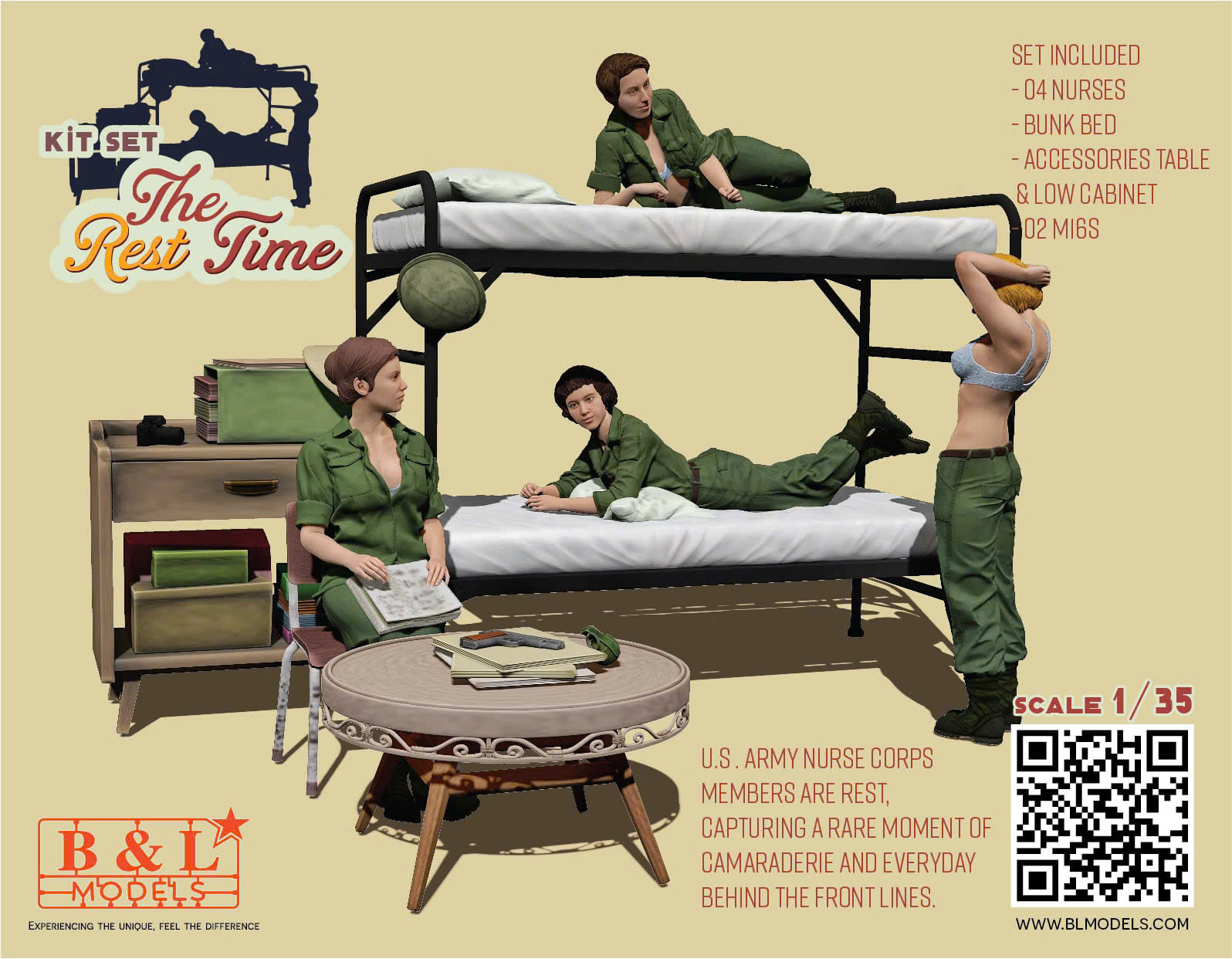 1/35 アメリカ陸軍看護師部隊 ~束の間休息~